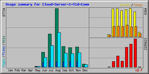 Usage summary for Cloud-Server-1-Vid-Comm